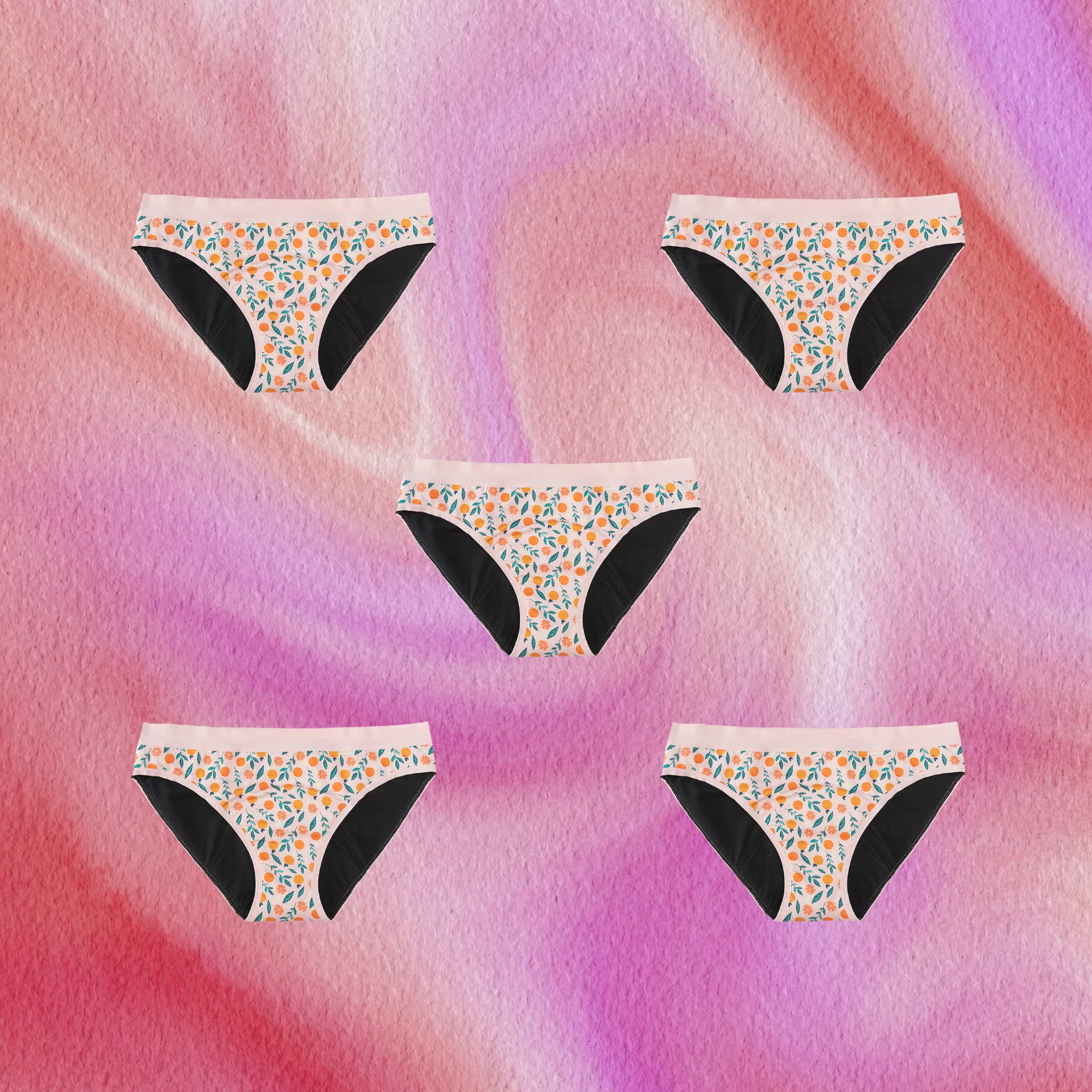 NEW Teen Period Undies | Peach - Image 3